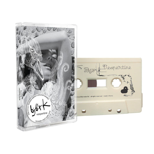 Björk Vespertine limited edition white cassette album cover