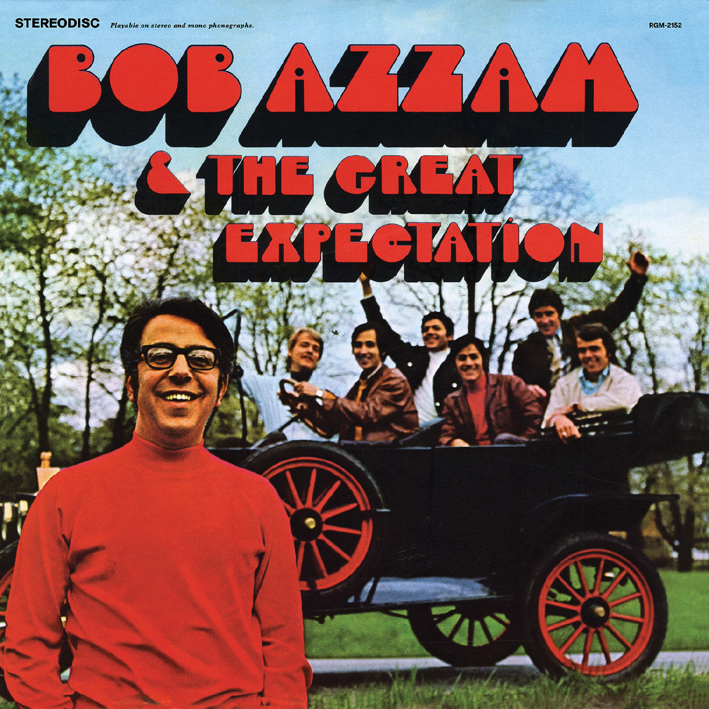 Bob Azzam & The Great Expectation - Remastered (Fire Orange Vinyl)