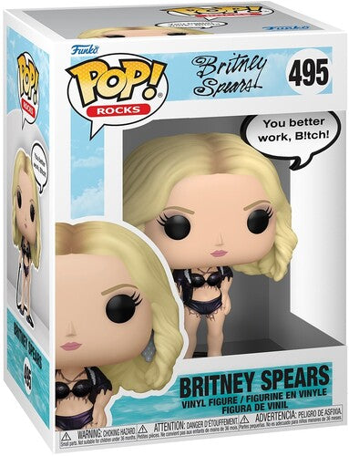 Funko POP! Sayings: Britney Spears - Work B!tch (Vinyl Figure, Collectible)