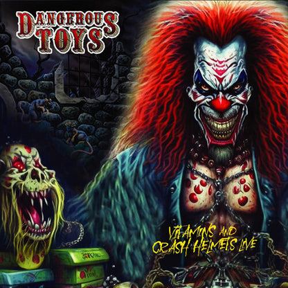 Dangerous Toys Vitamins & Crash Helmets: Live (Colored Vinyl, Red, Remastered) (2 Lp's)