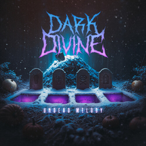 Undead Melody [Electric Blue & Violet Cloudy W/ Black Splatter]