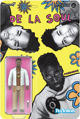 Super7 - De La Soul - ReAction Figures Wv1 - Kelvin Posdnuos Mercer (Me, Myself & I) (Collectible, Action Figure)