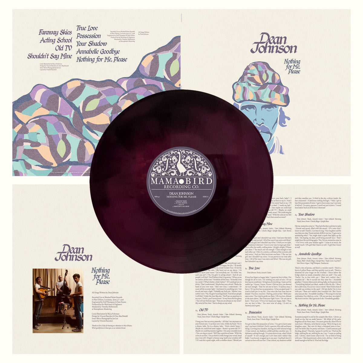 Nothing For Me, Please (Indie exclusive) (Oxblood & Black mix Vinyl)