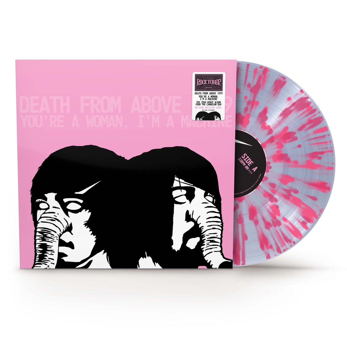 You're a Woman, I'm A Machine (RKTBR25)(1LP Clear with Pink Splatter Vinyl)