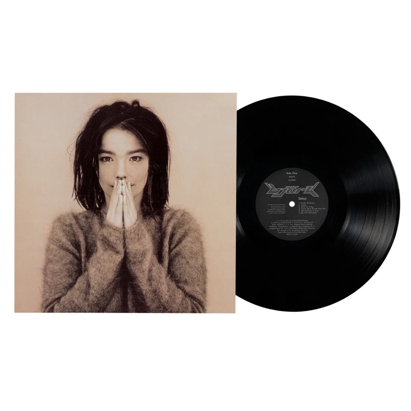 Björk Debut vinyl LP reissue album cover