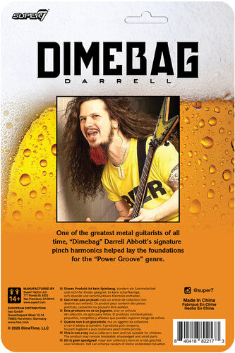 Dimebag Darrell - ReAction Figures Wv2- Dimebag Darrell (BEER Shirt) (Action Figure, Collectible)