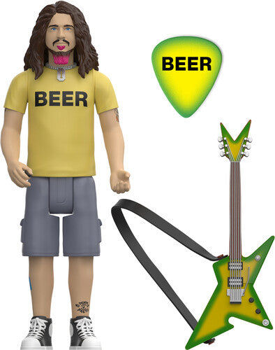 Dimebag Darrell - ReAction Figures Wv2- Dimebag Darrell (BEER Shirt) (Action Figure, Collectible)