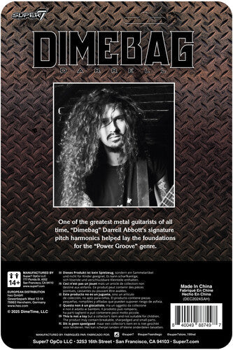 Super7 - Dimebag Darrell - ReAction Figures Wv1 - Dimebag Darrell (Culprit) (Action Figure)