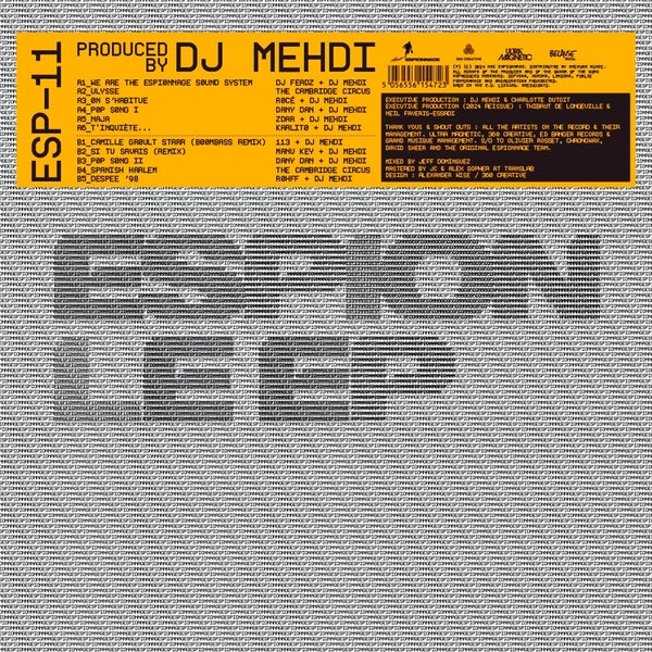 Espion Ep (Orange Vinyl)
