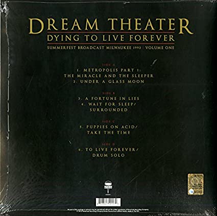 Dying To Live Forever: Milwaukee Summerfest 1993 Vol.1 [Import] (2 Lp's)
