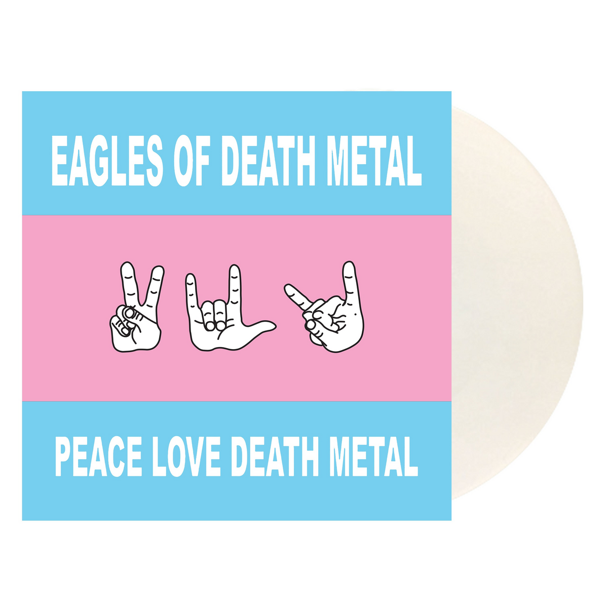 Peace Love Death Metal (White Colored Vinyl)