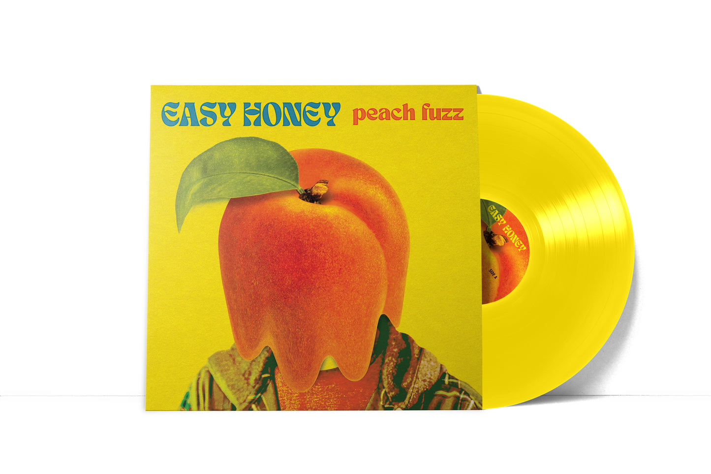 Easy Honey Peach Fuzz (180 Gram Opaque Yellow, 100% Recyclable GVR Sound Injection Mold Pressing)