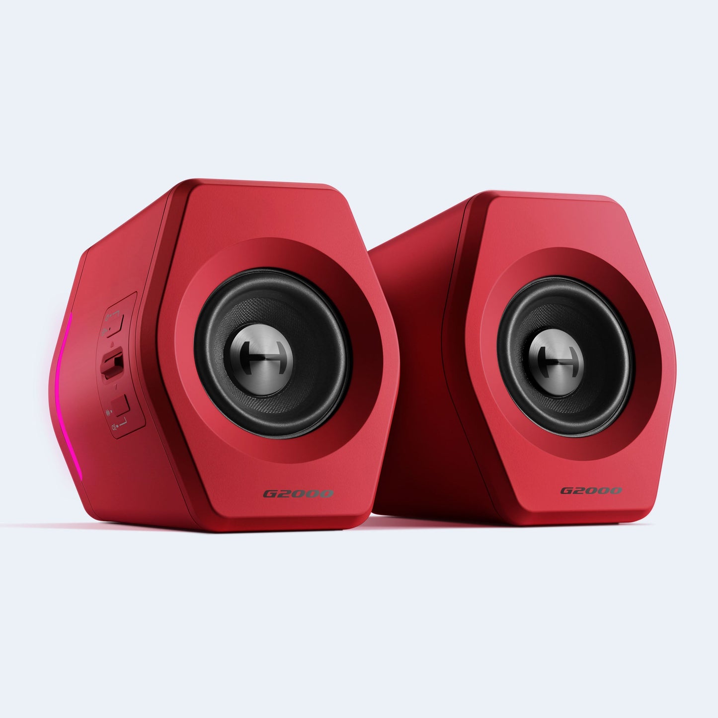 G2000 2.0 Rgb Gaming Speakers- Red