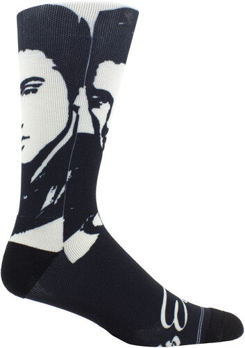 Perri's - Elvis Presley - 50's Dye Sublimation - Crew Socks