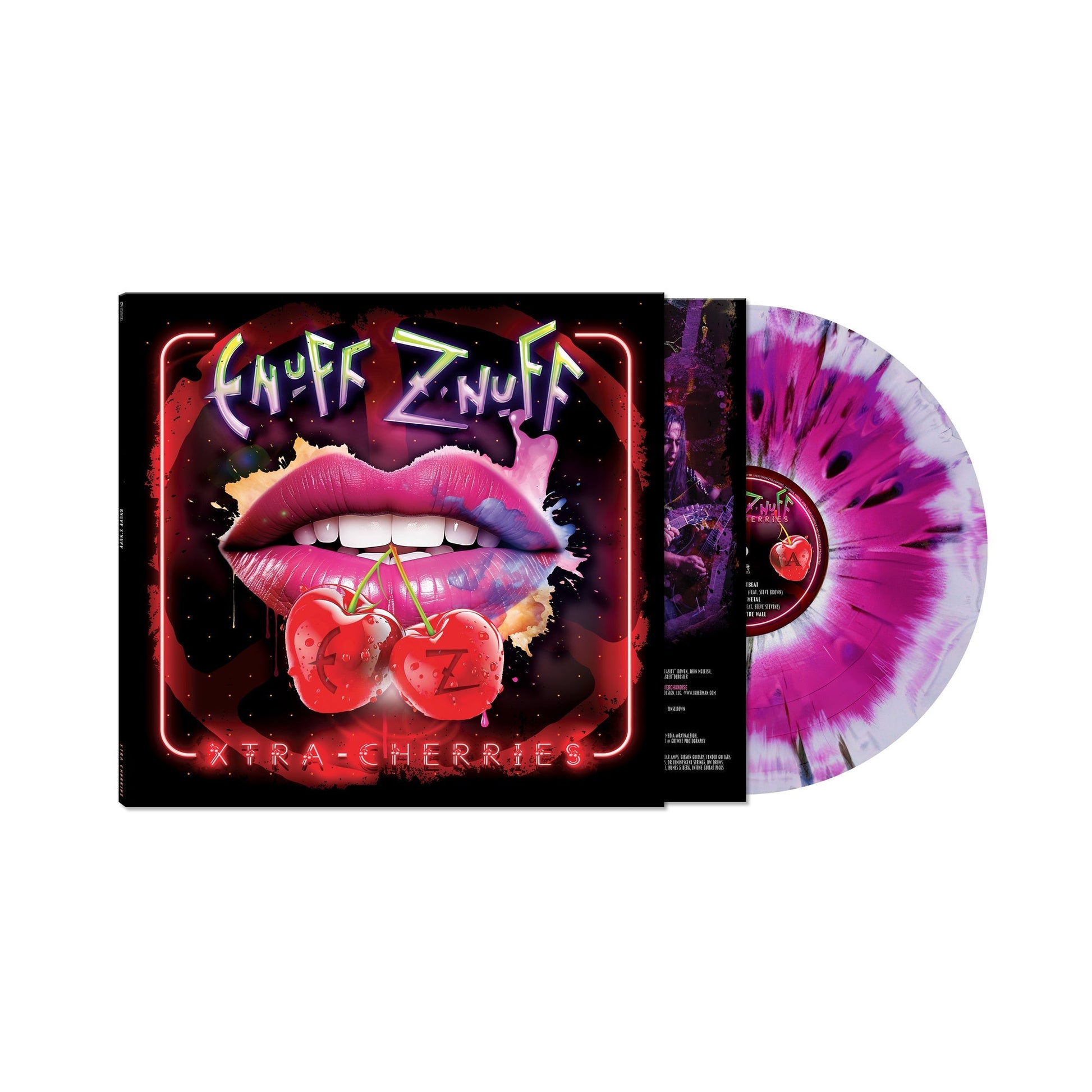 Xtra Cherries [Black Pink & White Splatter Haze Vinyl]