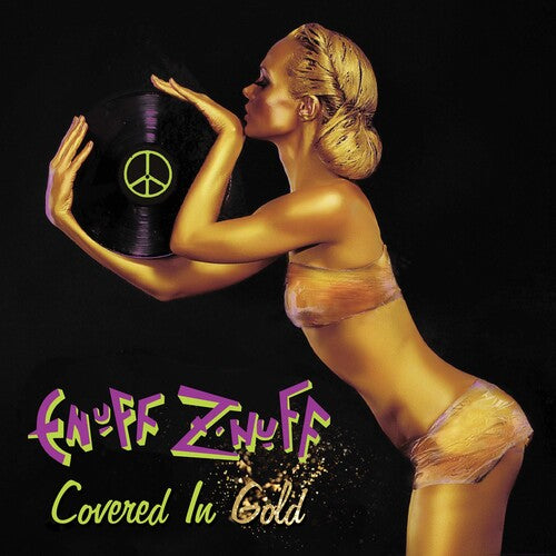 Enuff Z'nuff Covered In Gold - Green/ gold Splatter (Colored Vinyl, Green, Gold)