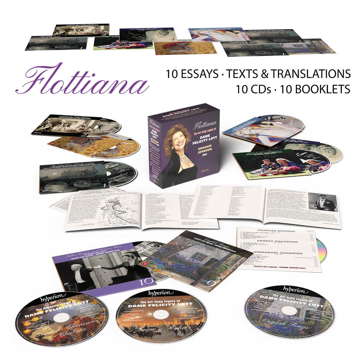 Flottiana: The Art-Song Legacy of Dame Felicity Lott [10CD Box Set]