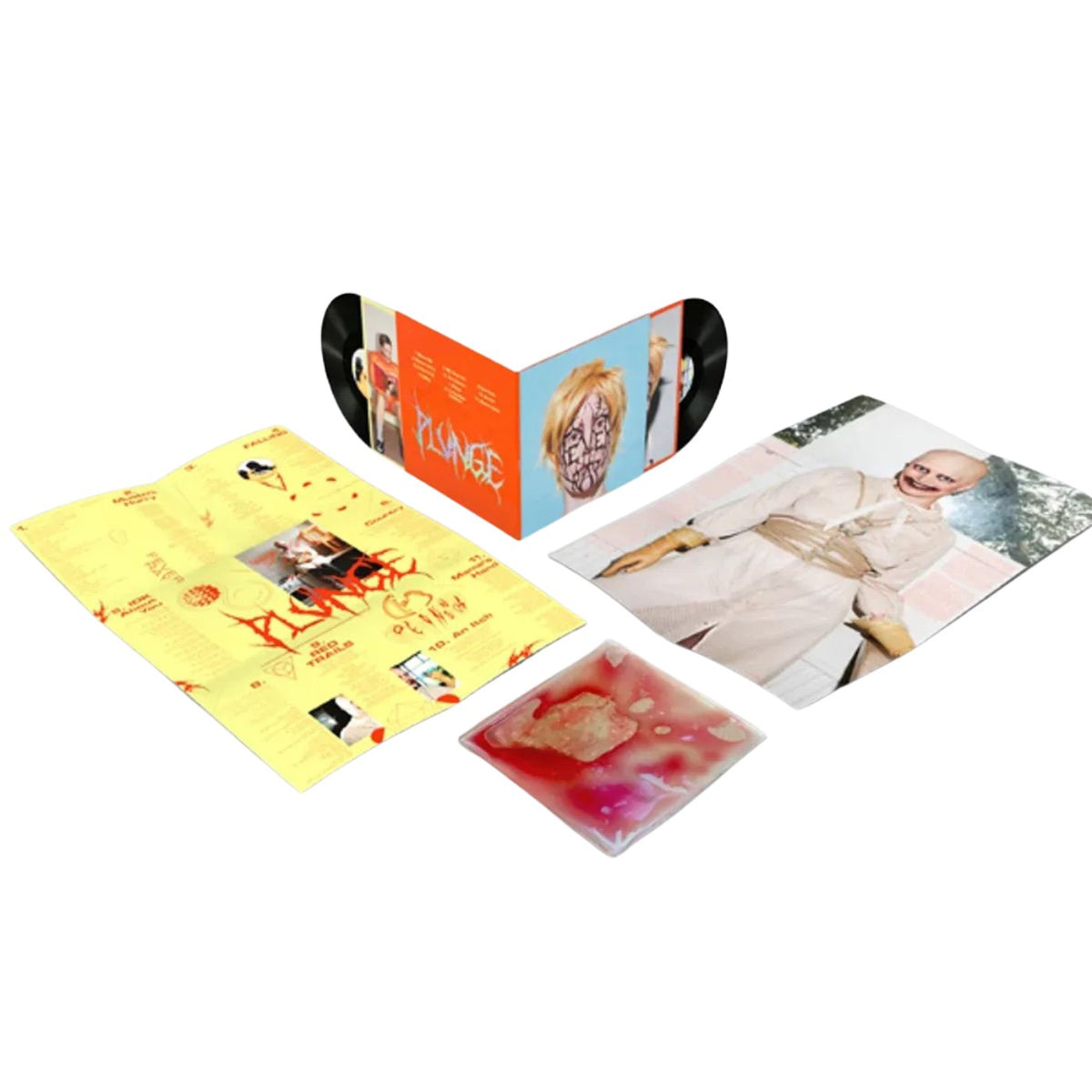 Fever Ray Plunge deluxe 180g 2LP vinyl with blood red gel sleeve and posters
