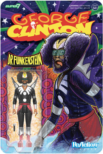 Super7 - George Clinton - ReAction Figures Wv1 - George Clinton (Dr. Funkenstein) (Action Figure)