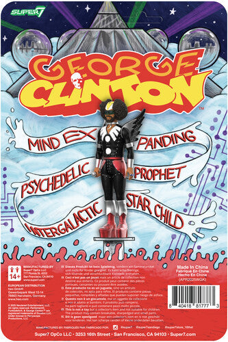 Super7 - George Clinton - ReAction Figures Wv1 - George Clinton (Dr. Funkenstein) (Action Figure)