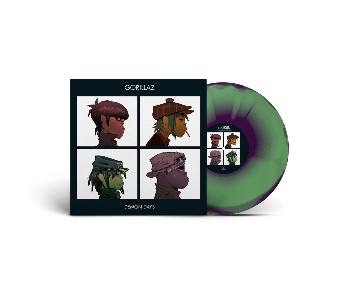 Demon Days (Limited, Brick & Mortar Exclusive) [Half-Speed Mastered] [Green, Purple, And Red Vinyl]