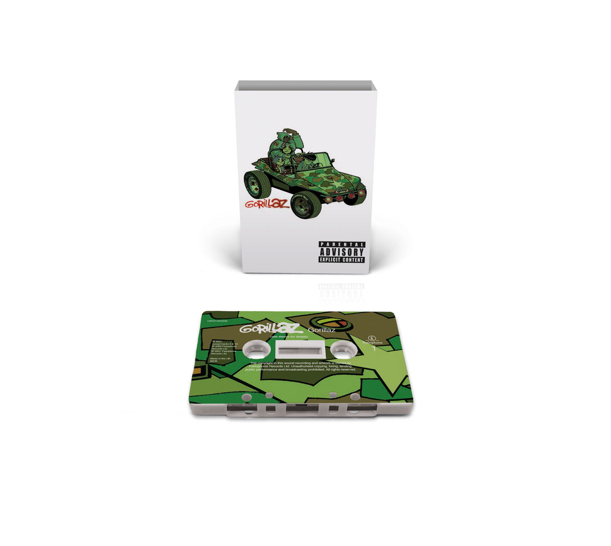 Gorillaz (Limited, Brick & Mortar Exclusive) [White Cassette With Camouflage Print]