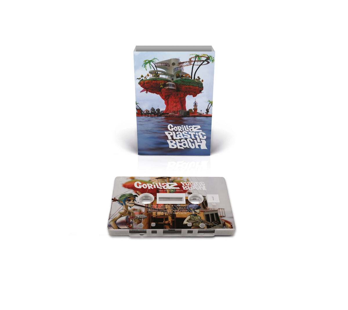 Plastic Beach (Limited, Brick & Mortar Exclusive) [White Cassette With On Body Printing]