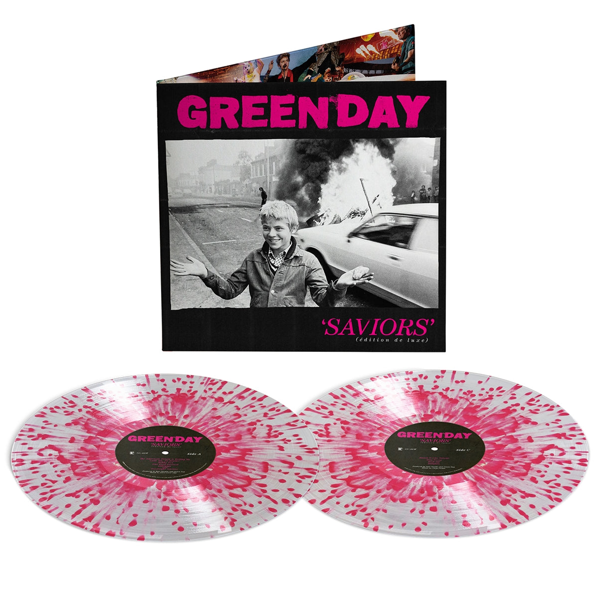 Saviors [Explicit Content] (Indie Exclusive, Deluxe Edition, Clear W/ Hot Pink Splatter Colored Vinyl) (2Lp)