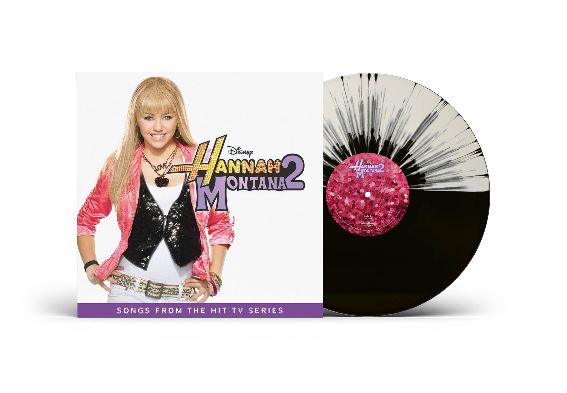 Hannah Montana 2 (Original Soundtrack) [Split Black/White Splatter Vinyl]