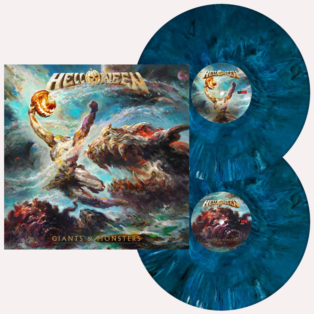 Giants & Monsters (Ocean Blue Marbled Vinyl) (Pumpkin Etching & Booklet) [2LP]