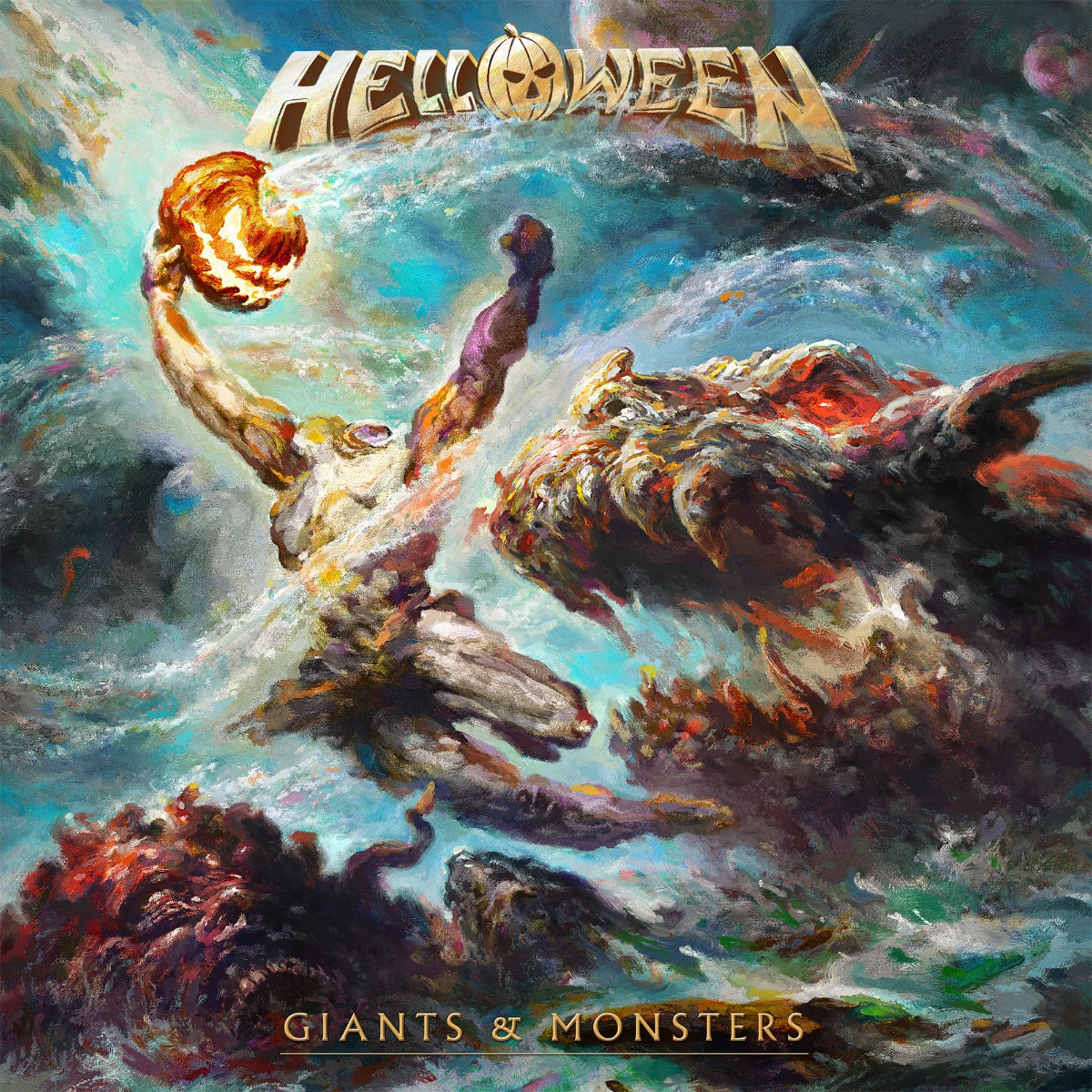 Giants & Monsters (Ocean Blue Marbled Vinyl) (Pumpkin Etching & Booklet) [2LP]