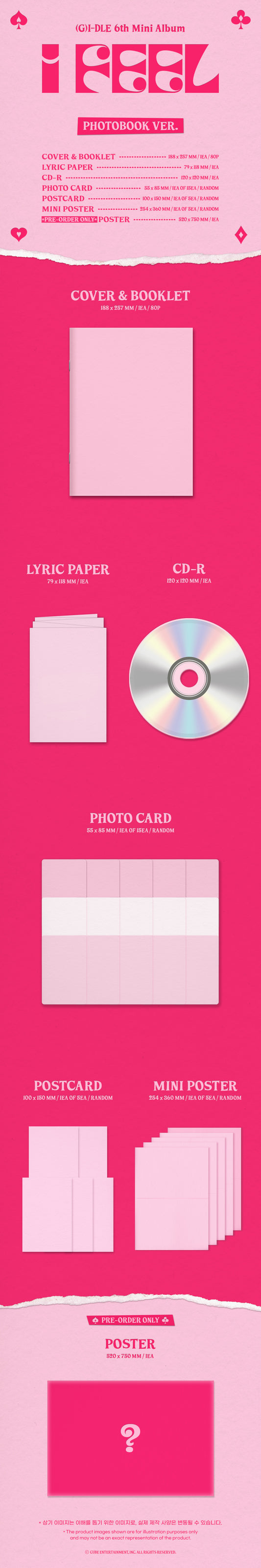 (G)I-DLE | I feel (Photobook Version CD)