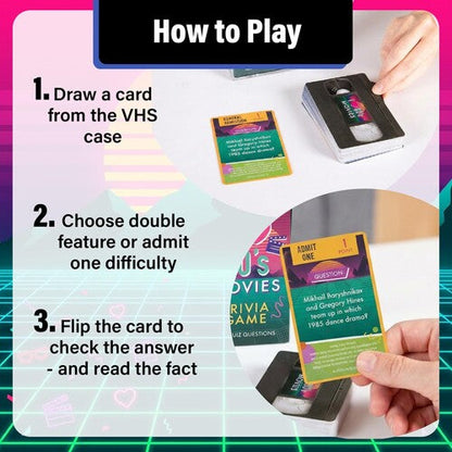 I Love 80s Movies Trivia Card Game (Card Game)