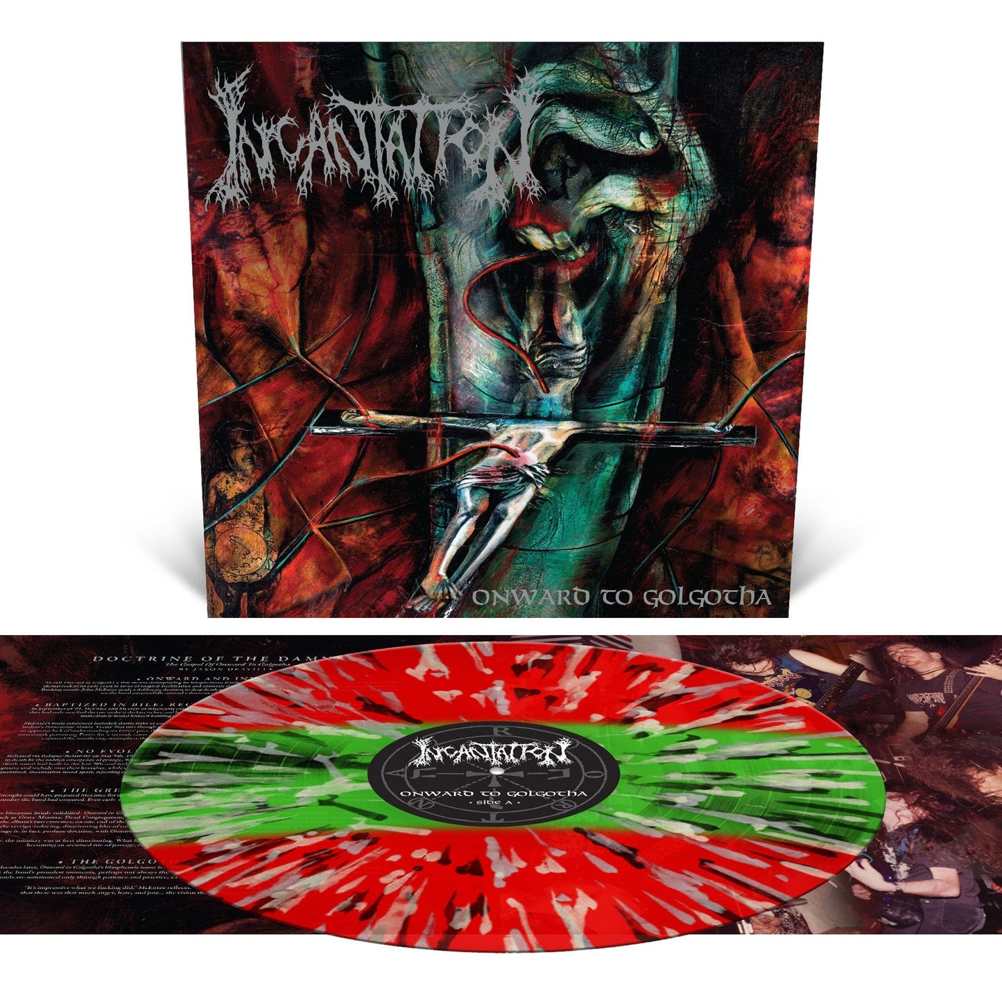 Onward To Golgotha [Three Color Stripe With Splatter Vinyl]