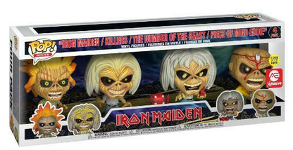 FUNKO POP! ROCKS: Iron Maiden - Eddie 4PK (Glow in the Dark Box Set) (Limited Edition)
