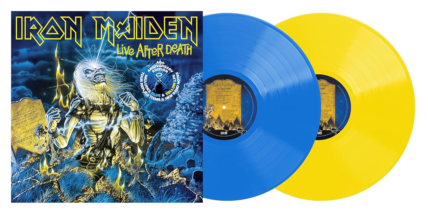 Live After Death: 40th Anniversary Edition (Limited Collector's Edition, Blue & Yellow Colored Vinyl) (2 Lp's)