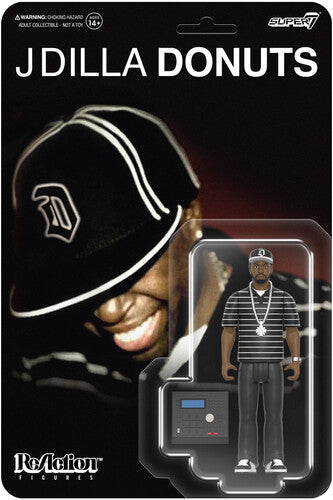 Super7 - J Dilla - ReAction Figures Wv1 - J Dilla (Donuts - Smile Album Cover) (Collectible, Action Figure)