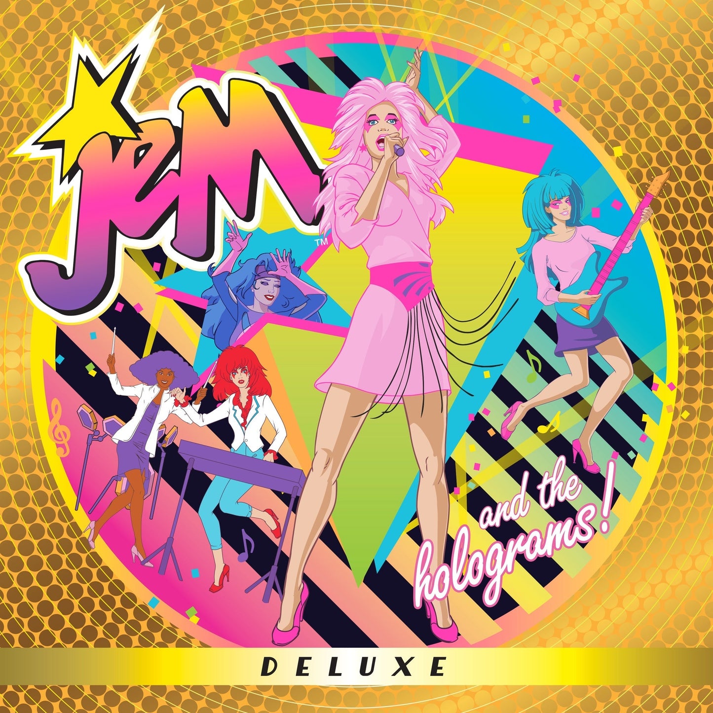 Jem And The Holograms (Deluxe) (Lemonade Glitter Vinyl)