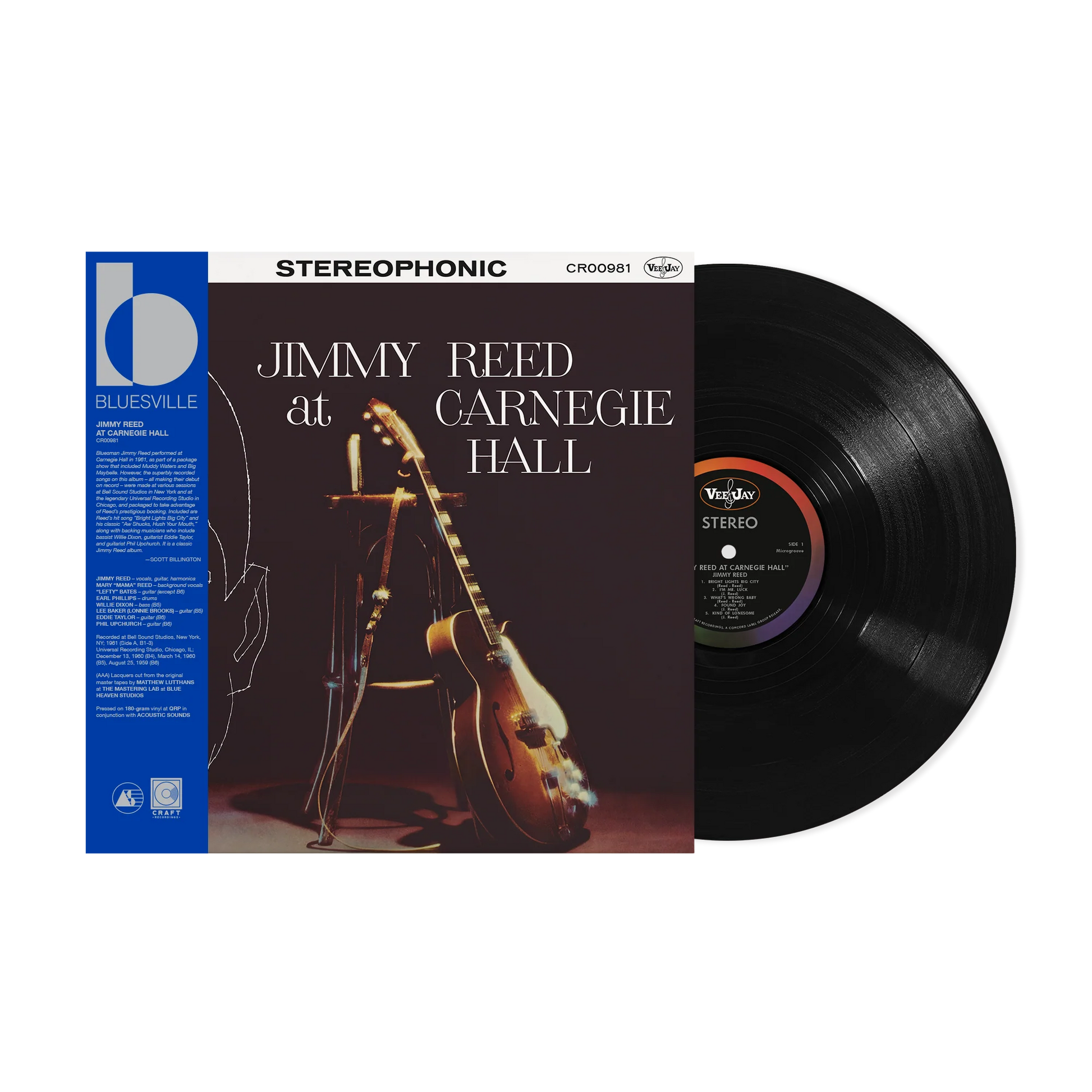 Jimmy Reed At Carnegie Hall (Bluesville Acoustic Sounds Series) [180G LP]