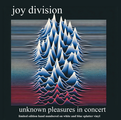 Unknown Pleasures In Concert (Limited Edition, Hand Numbered, White & Blue Splatter Colored Vinyl) [Import]