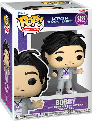 Funko POP! Anime: KPop Demon Hunters - Bobby (KPDH) (Vinyl Figure, Collectible)