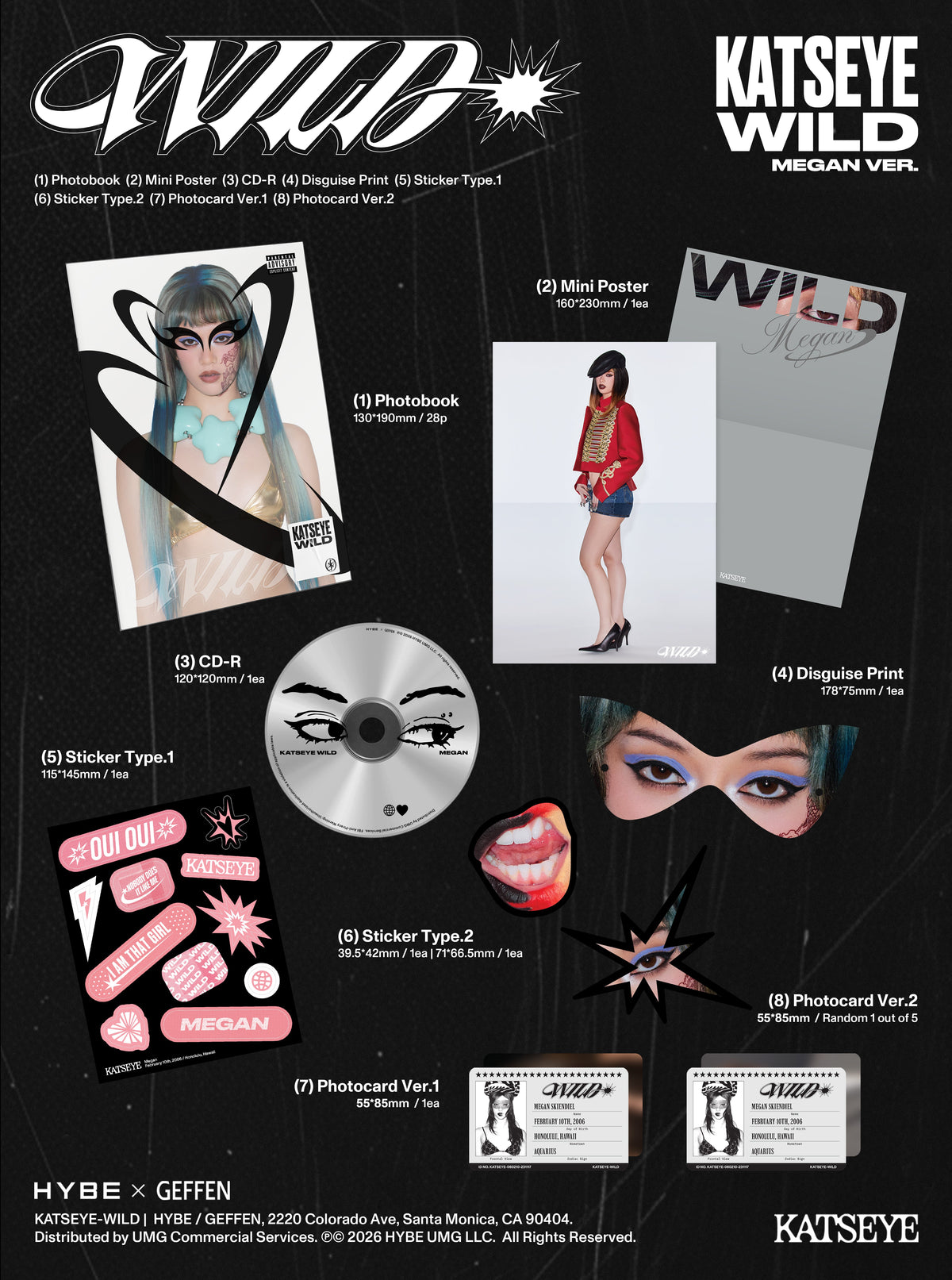 WILD (Megan Ver.) [CD]