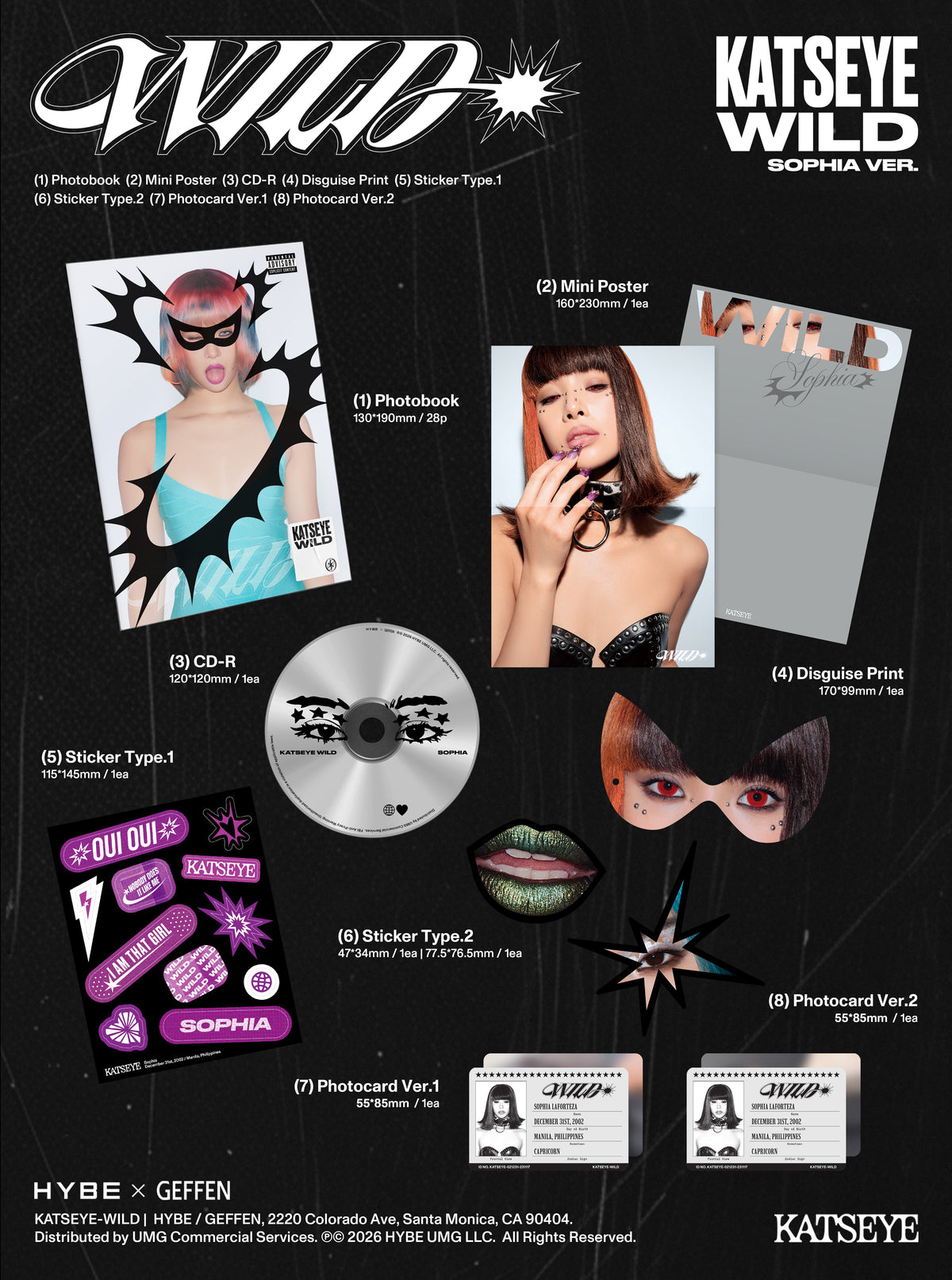 WILD (Sophia Ver.) [CD]