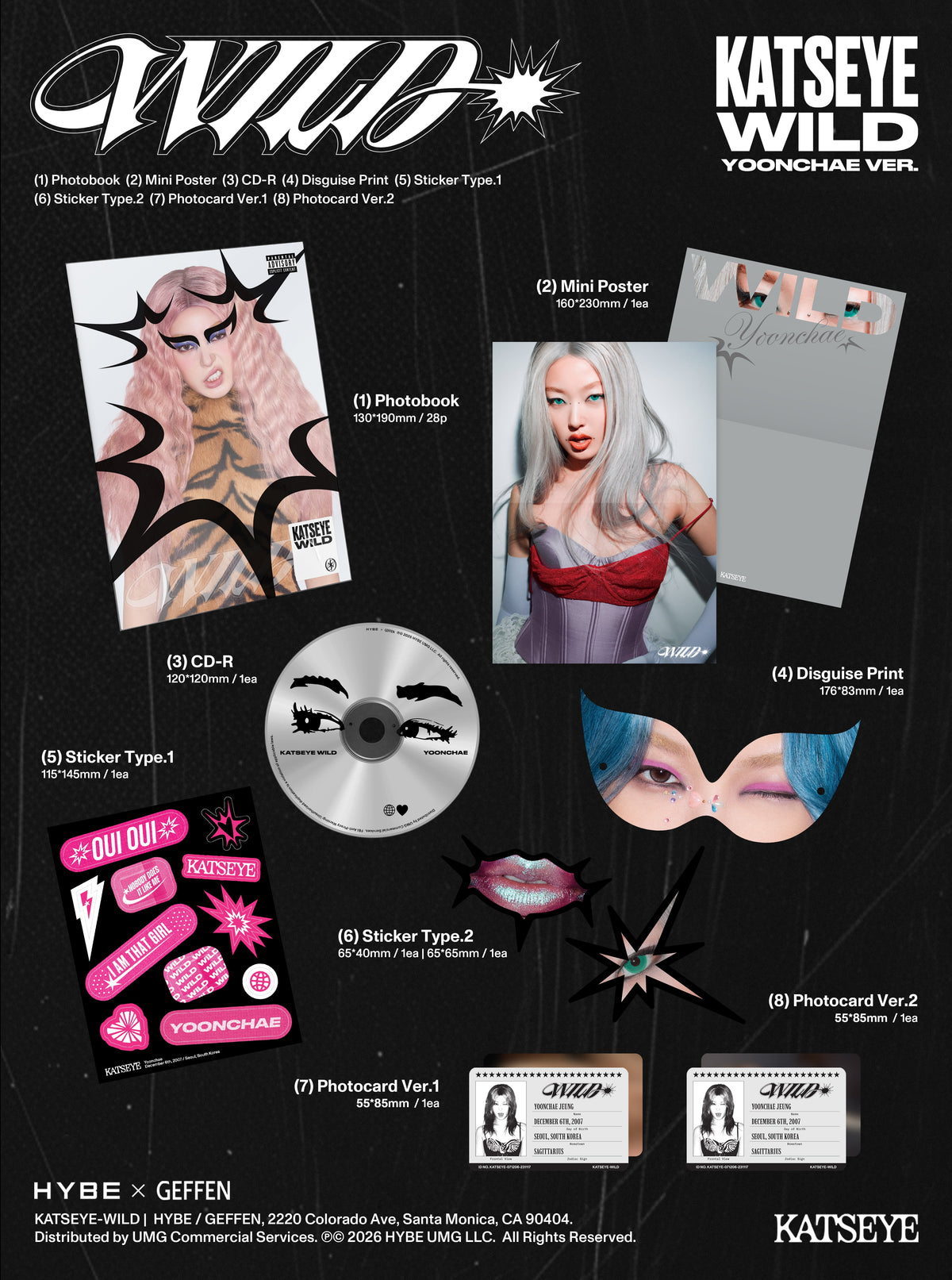 WILD (Yoonchae Ver.) [CD]