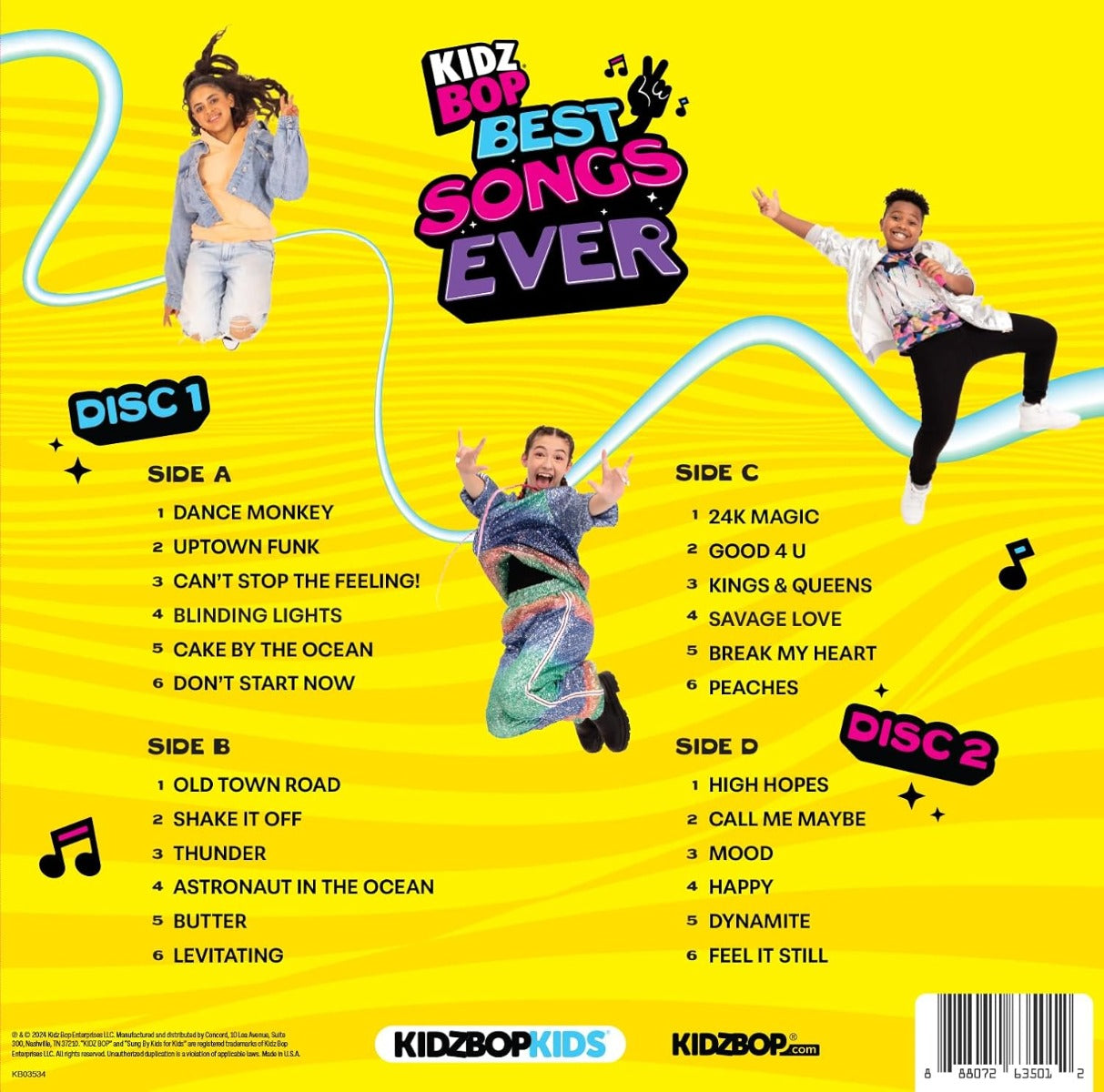 Kidz Bop: Best Songs Ever (Limited Edition, Amazon Exclusive, Translucent Blue Colored Vinyl) (2 Lp's)