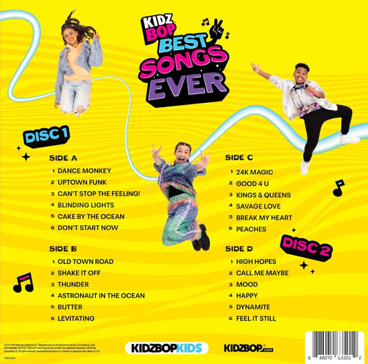 Kidz Bop: Best Songs Ever (Limited Edition, Amazon Exclusive, Translucent Blue Colored Vinyl) (2 Lp's)