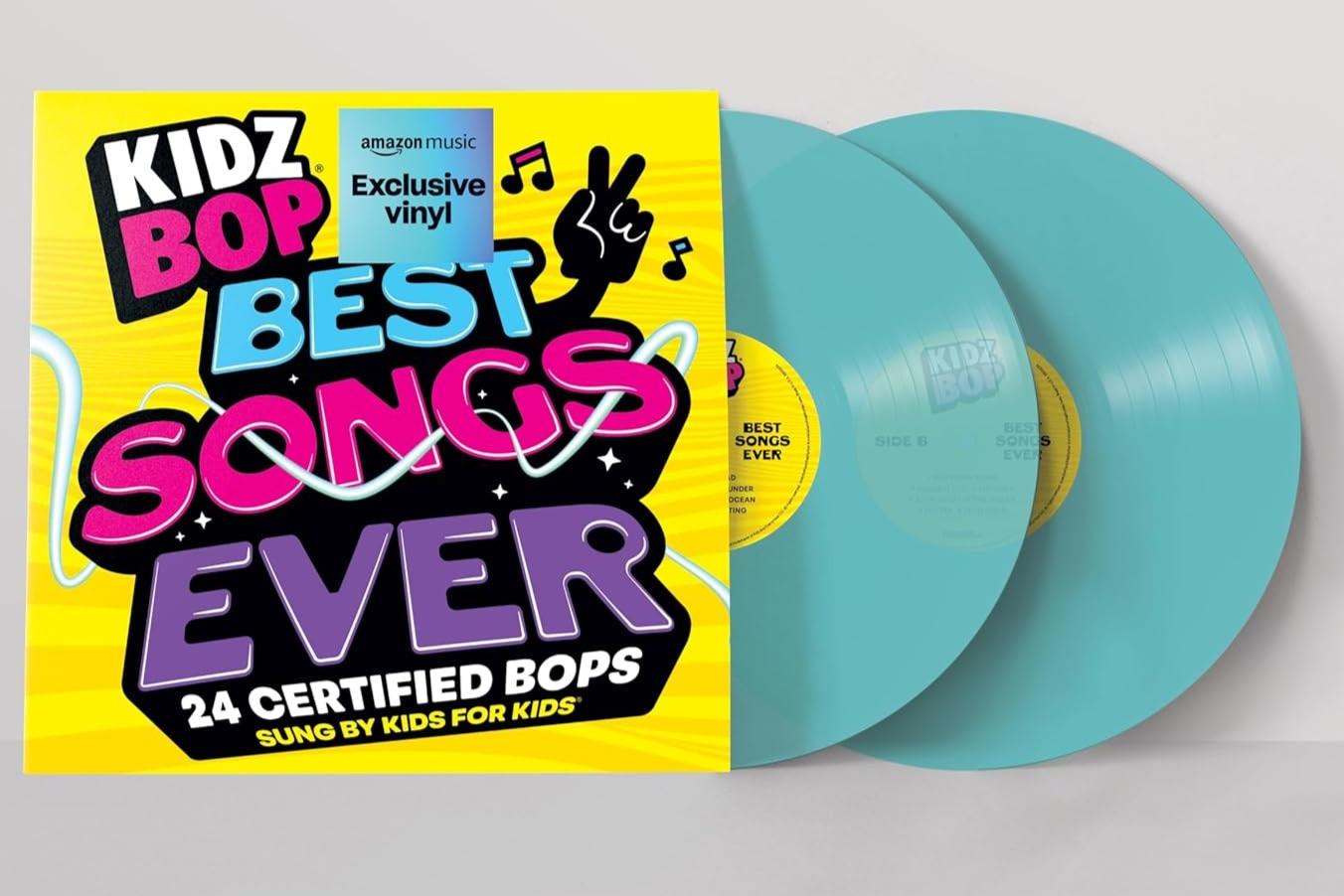Kidz Bop: Best Songs Ever (Limited Edition, Amazon Exclusive, Translucent Blue Colored Vinyl) (2 Lp's)
