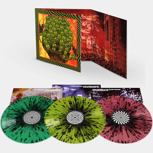 King Gizzard - Live In Houston '24 (Triple Gatefold - Splatter Vinyl) [3Lp]
