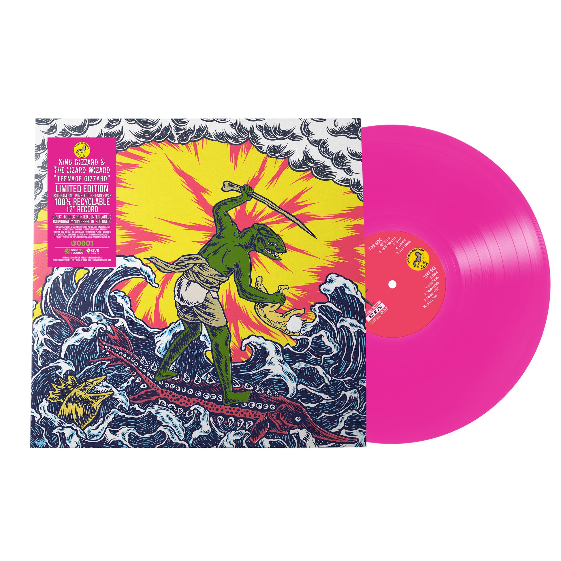 Teenage Gizzard (Monostereo Exclusive | 180 Gram Eco-Friendly Hot Pink / 100% Recyclable)