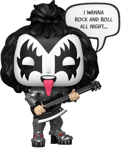 Funko POP! Sayings: KISS - The Demon, Rock & Roll All Night (Vinyl Figure, Collectible)